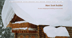 Desktop Screenshot of marcscottbuilder.com
